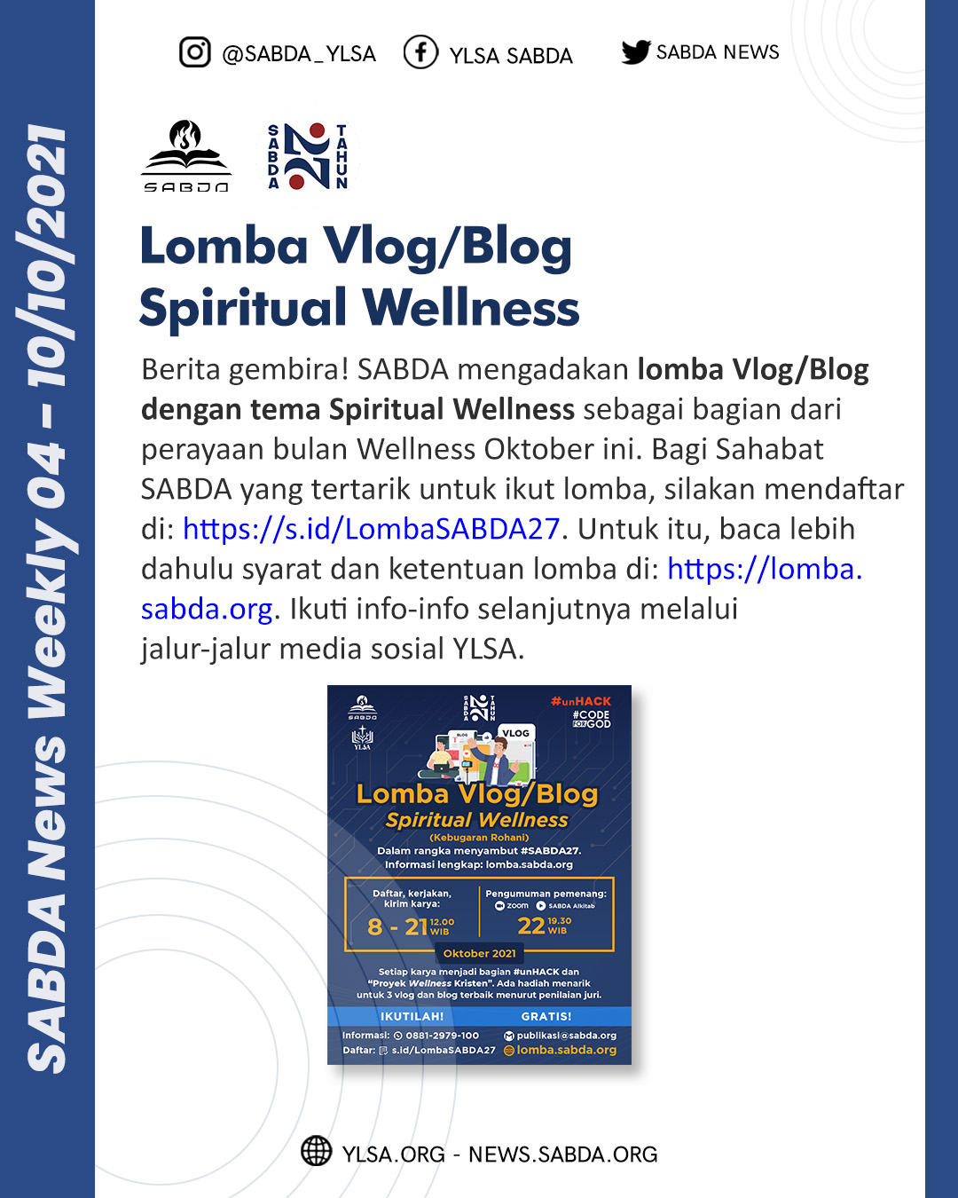 Lomba Vlog & Blog